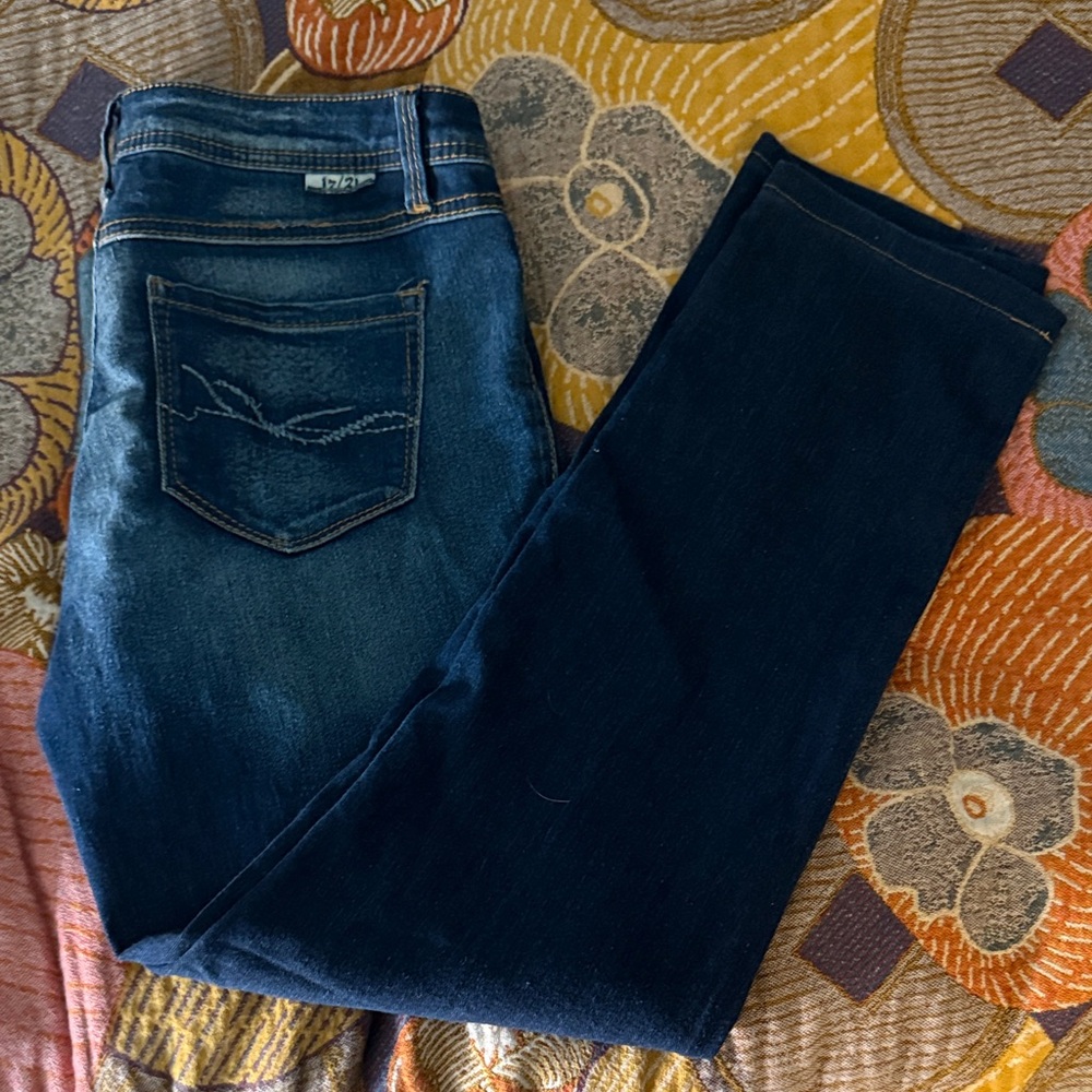 Dark Blue Women's Jeans by 17/21